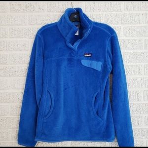 Patagonia Re-Tool Royal Blue Fleece Pullover